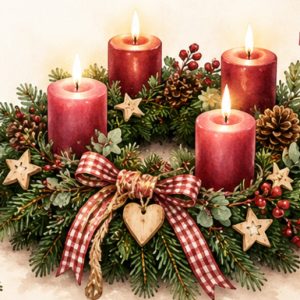 Adventskranzbinden